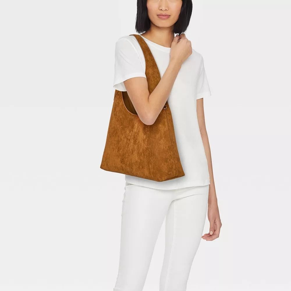 Oversized Slouchy Shoulder Bag - Universal Thread Brown - Picture 4 of 4